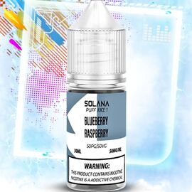 Рідина SOLANA LIQUID Blueberry Sour Raspberry (Чорниця Кисла Малина) 30мл 5%
