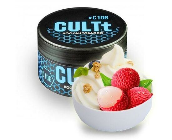 Тютюн CULTT C106 Blueberry Lychee Ice Cream (Культт Чорниця Лічі Морозиво) 100 гр Тютюн CULTT C106 Blueberry Lychee Ice Cream (Культт Чорниця Лічі Морозиво) 100 гр