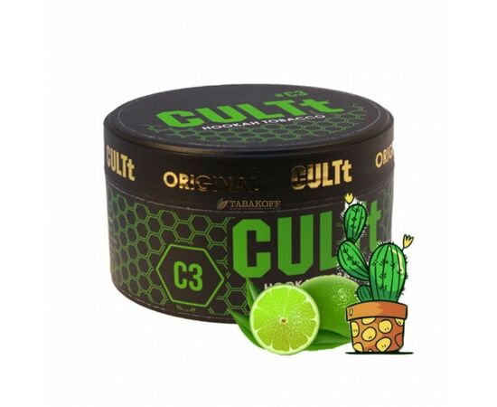 Тютюн CULTT C3 Cactus Lime (Культт Кактус Лайм) 100 гр Тютюн CULTT C3 Cactus Lime (Культт Кактус Лайм) 100 гр