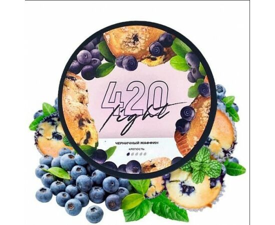 Тютюн 420 Light Line Чорний Маффін 100 грам Тютюн 420 Light Line Чорний Маффін 100 грам