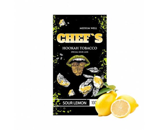 Тютюн Chefs Sour Lemon (Чіфс Кислий Лимон) 100 грам Тютюн Chefs Sour Lemon (Чіфс Кислий Лимон) 100 грам