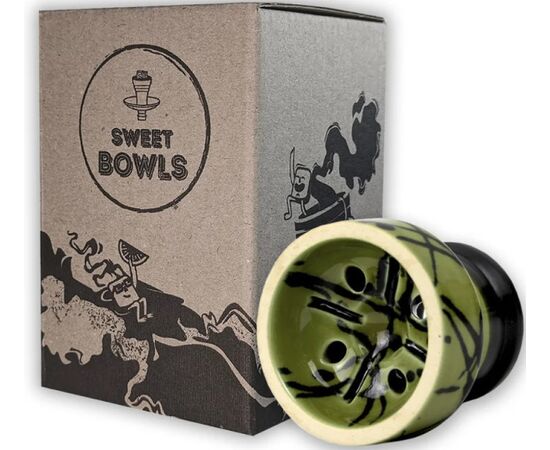Чаша для кальяну Sweet Bowls Ring Glaze Green Чаша для кальяну Sweet Bowls Ring Glaze Green