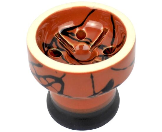 Чаша для кальяну Sweet Bowls Ring Glaze Orange Чаша для кальяну Sweet Bowls Ring Glaze Orange