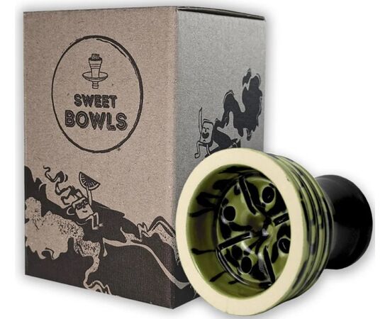 Чаша для кальяну Sweet Bowls Unika Glaze Green Чаша для кальяну Sweet Bowls Unika Glaze Green