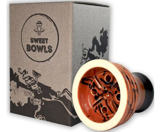 Чаша для кальяну Sweet Bowls Unika Glaze Orange Чаша для кальяну Sweet Bowls Unika Glaze Orange