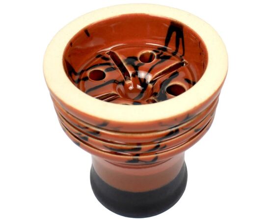 Чаша для кальяну Sweet Bowls Unika Glaze Orange Чаша для кальяну Sweet Bowls Unika Glaze Orange