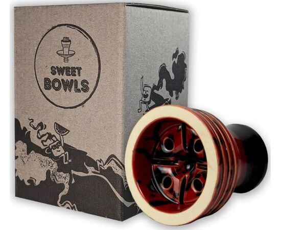 Чаша для кальяну Sweet Bowls Unika Glaze Red Чаша для кальяну Sweet Bowls Unika Glaze Red