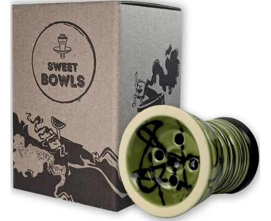 Чаша для кальяну Sweet Bowls New Turkish Glaze Green Чаша для кальяну Sweet Bowls New Turkish Glaze Green