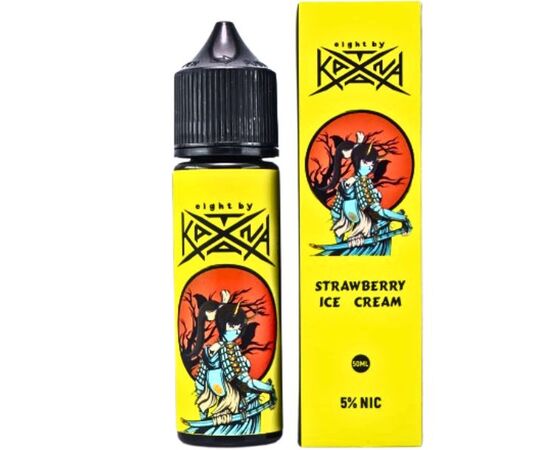 Рідина Eight by Katana Strawberry Ice Cream (Полуничне Морозиво) 50мл 5% Рідина Eight by Katana Strawberry Ice Cream (Полуничне Морозиво) 50мл 5%