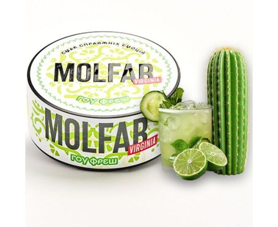 Тютюн Molfar Chill Line Гоу Фреш (Лимонад Огірок Кактус Лайм) 100 гр Тютюн Molfar Chill Line Гоу Фреш (Лимонад Огірок Кактус Лайм) 100 гр