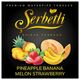 Табак Serbetli Pineapple Banana Melon Strawberry (Ананас Банан Дыня Клубника) 500 гр